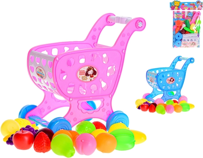 Kinderwinkelwagentje met fruit