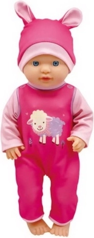 Babypop van 40 cm in roze pakje Madej