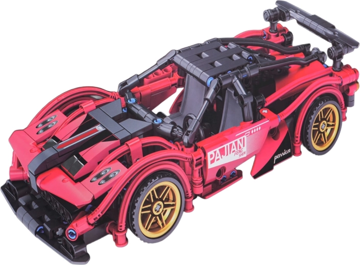 Bouwset sportauto rood 482 stukjes