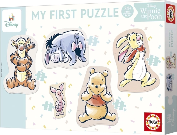 Educa baby progressieve puzzel Winnie de Poeh 5 in 1 (2–8 stukjes)
