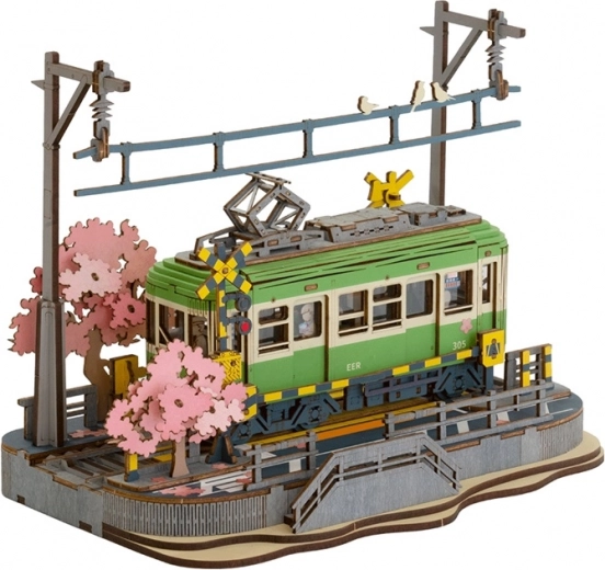3D houten puzzel Sakura-station
