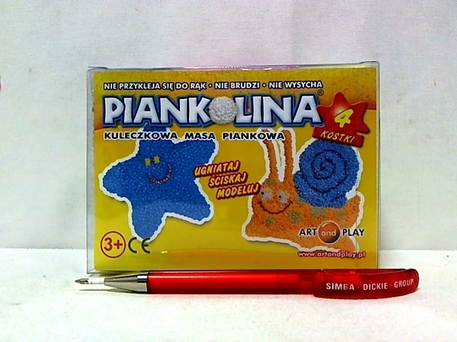 Piankolina geel boetseermateriaal 4 blokken