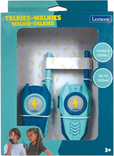 Lexibook kinderwalkietalkies met een bereik van 250 m