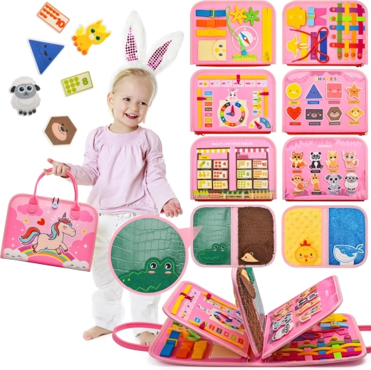 2Kids Toys sensorisch busyboek eenhoorn