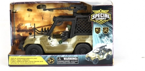 Militair verkenningsvoertuig voor kinderen