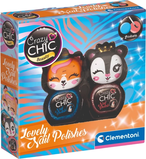 Clementoni Crazy Chic Beauty: nagellakset Lovely – Dubbelpak