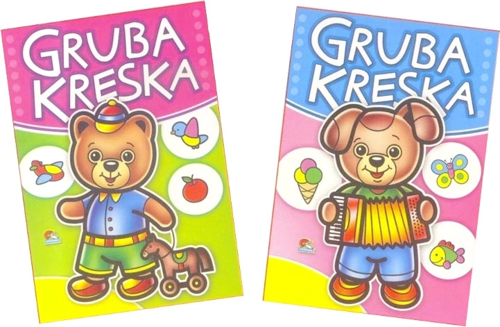 Kleurboek voor de allerkleinsten – dikke lijn