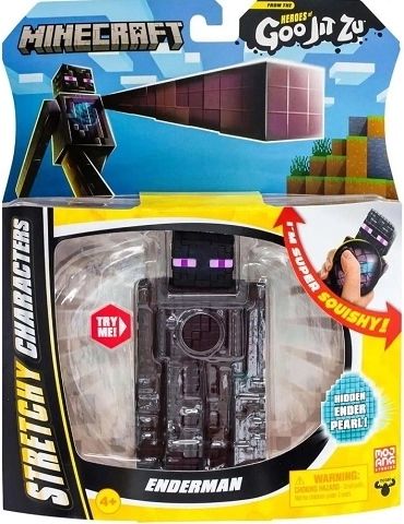 Goo Jit Zu Minecraft Enderman – rekbare figuur
