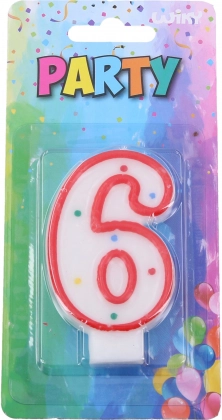 Partykaars voor taart - nummer 6