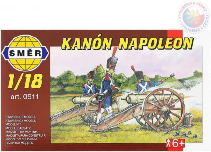 Směr model kanon Napoleon 1:18 (plastic bouwpakket)