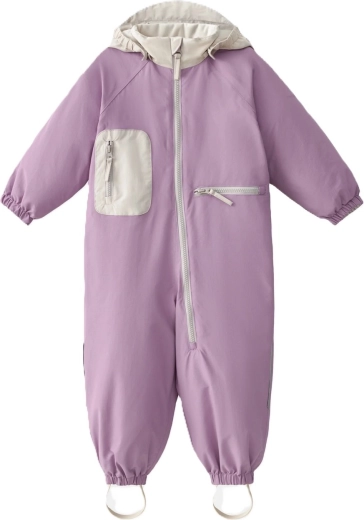 Leokid kinder functionele overall color kit purple fin maat 92 (2–3 jaar)