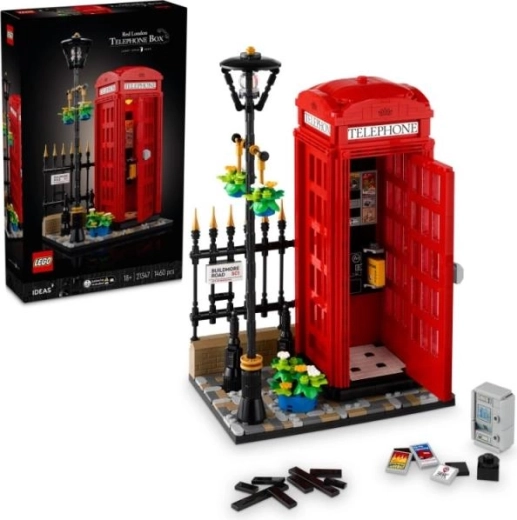 LEGO Ideas rode Londense telefooncel 21347