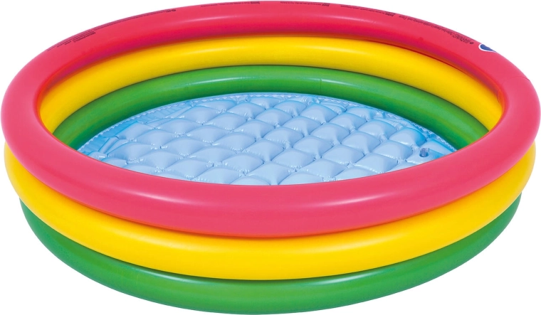 Opblaasbaar kinderzwembad 100 cm met zachte bodem