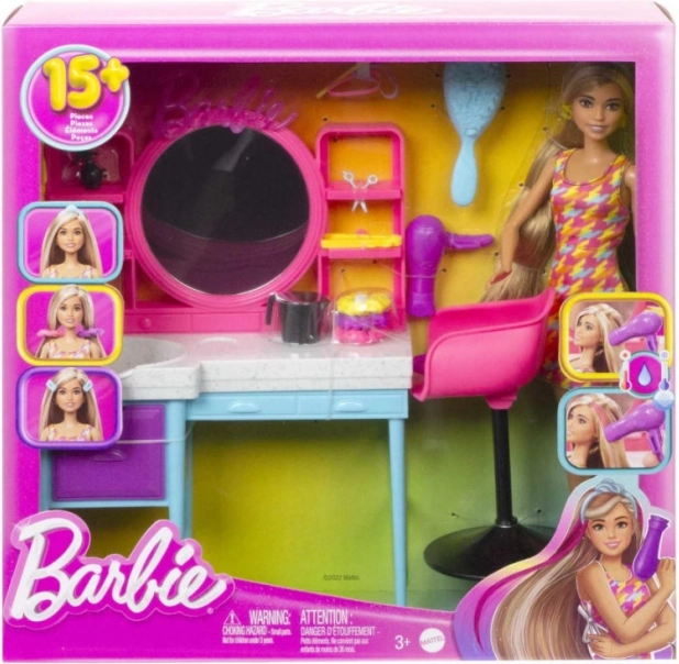 Kapperssalon voor Barbie-pop