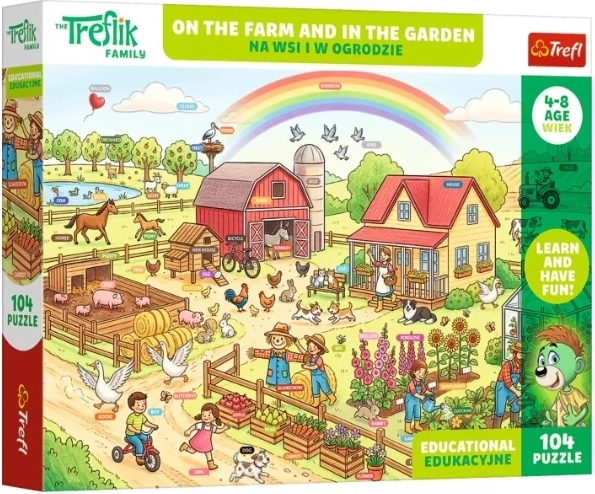 Kinderpuzzel Edu 104 stukjes Op het platteland en in de tuin