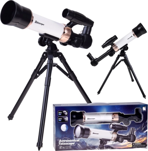 Astronomische telescoop voor kinderen 30x/60x met statief en zoeker