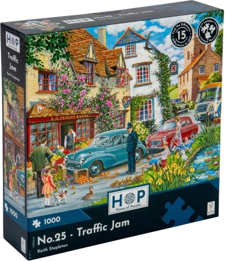 House of Puzzles Verkeersopstopping puzzel met 1000 stukjes