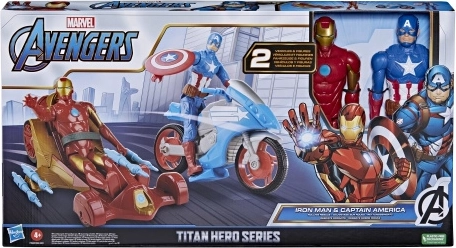Marvel Avengers Titan Hero figuursset met voertuigen