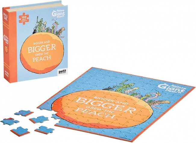 Petit Collage puzzel Jakob en de reuzenperzik – 100 stukjes