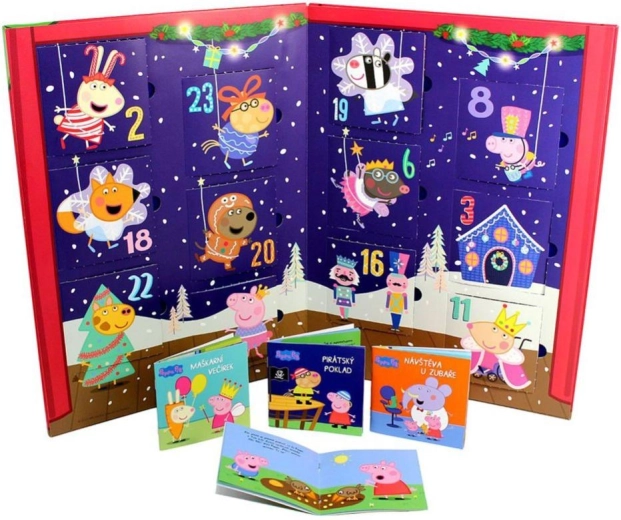 Grote adventskalender PEPPA PIG met 24 boekjes