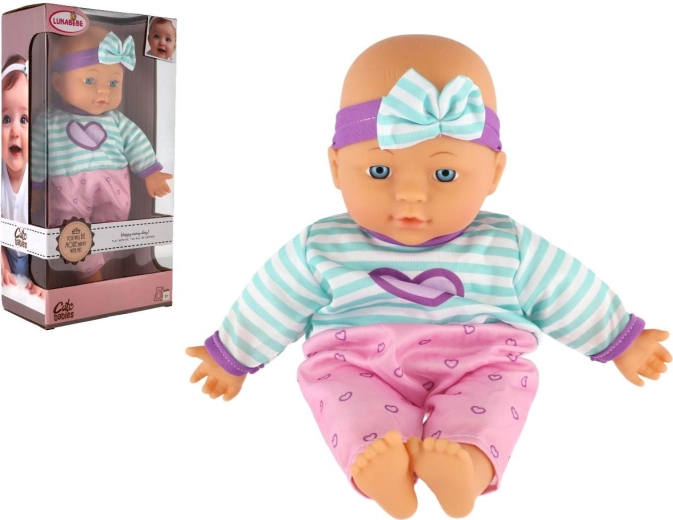 Babypop met zacht lichaam 30 cm in doos
