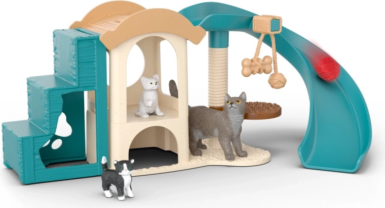 Schleich Farm World klim- en speeltoestel voor katten
