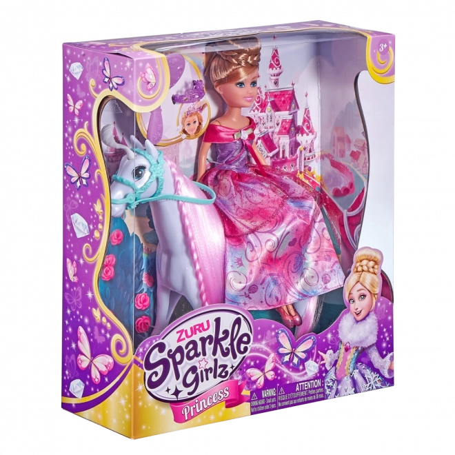 Princess Sparkle Girlz met een eenhoorn