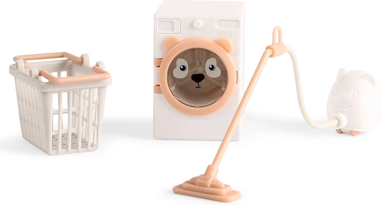 Was- en schoonmaakset voor het Lundby poppenhuis