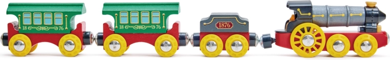 Hape retrostoomtrein met licht- en geluidseffecten