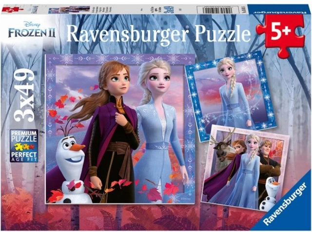 Ravensburger puzzel Frozen 2: De reis 3x49 stukjes