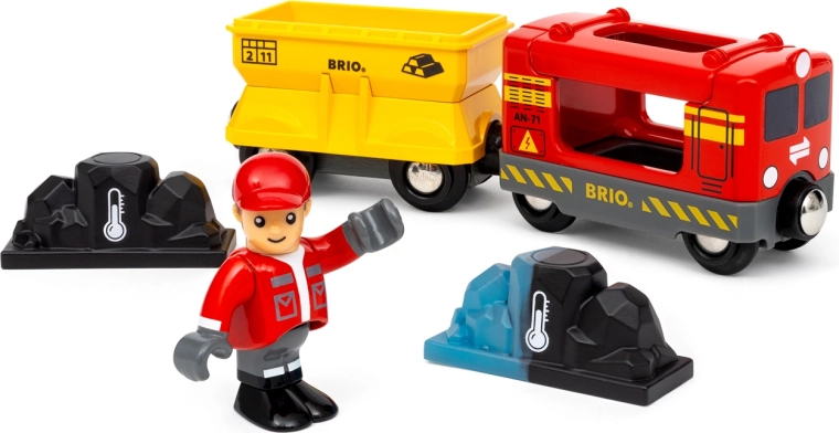 BRIO World goederentrein met kleurveranderende edelstenen