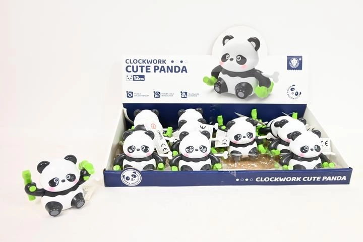 Opwindpanda – mechanisch diertje (12 stuks in display)