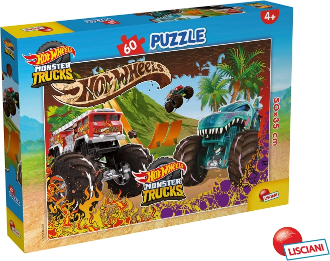 Hot Wheels-puzzel 60 stukjes 50 × 35 cm