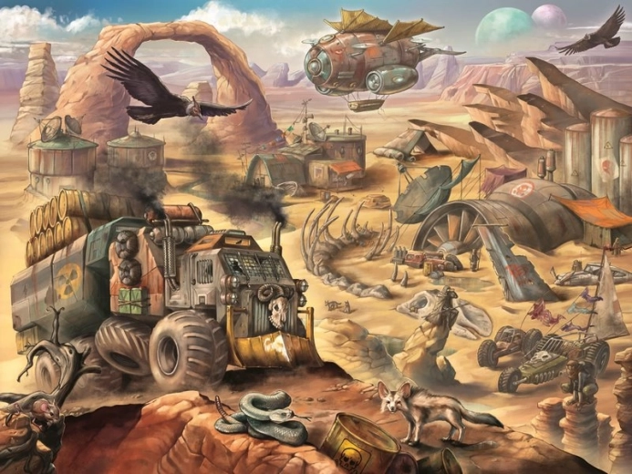 Ravensburger puzzel Apocalyptische woestijn 1500 stukjes