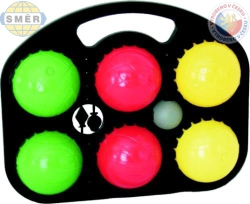 SMĚR plastic speelgoed pétanque met 6 ballen