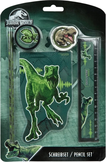 Jurassic World schrijfwaren set 5-delig - 1 stuk