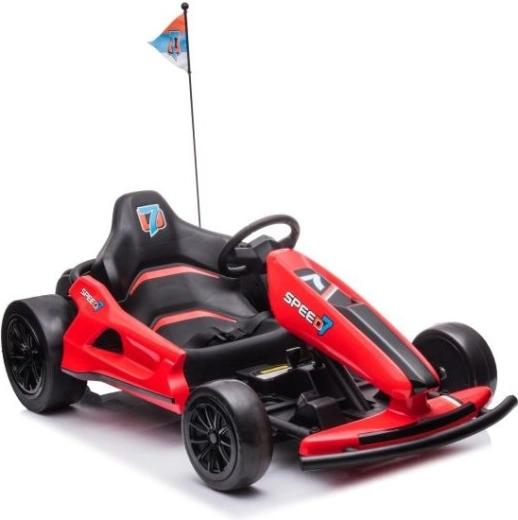 Elektrische kinder-driftkart rood