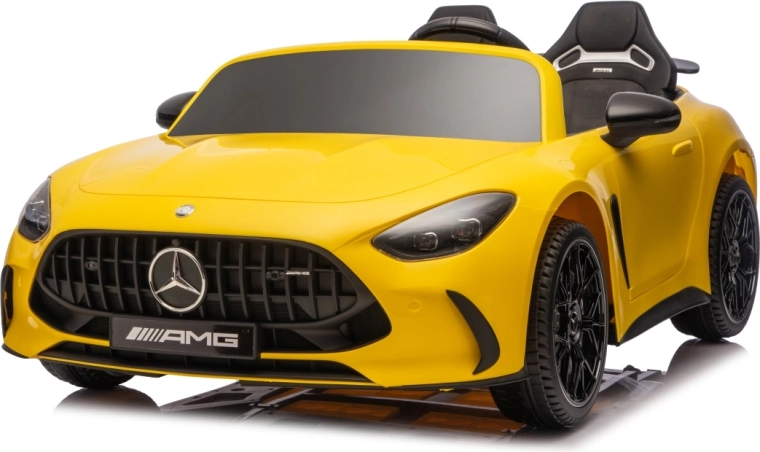 Elektrische kinderauto MERCEDES‑AMG GT63, geel, 24 V
