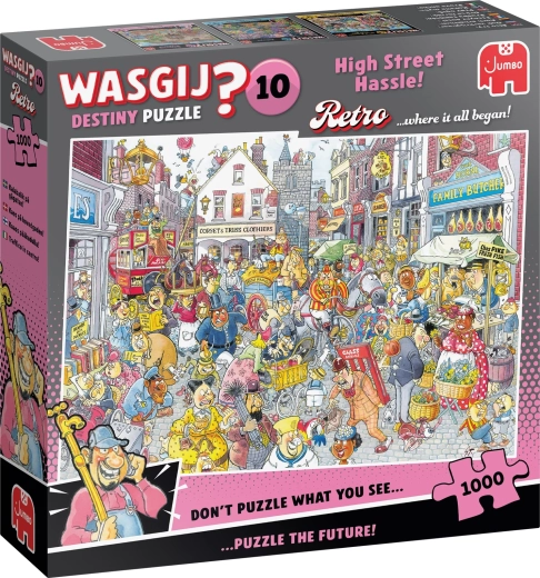 Jumbo Wasgij Retro Destiny 10: Problemen in de hoofdstraat – puzzel 1000 stukjes