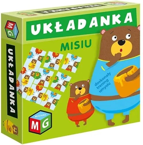 Puzzel beertje – legspel 3 × 3