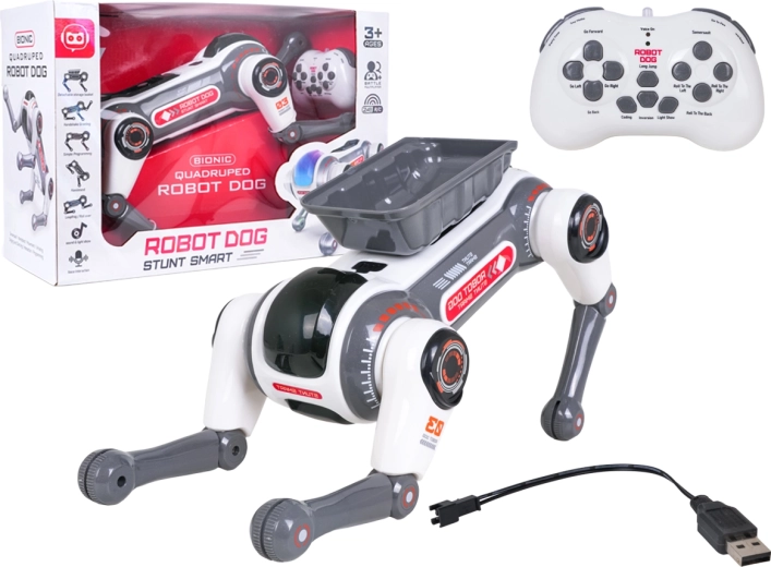 Robotische hond met afstandsbediening Aidog met licht – 1 stuk