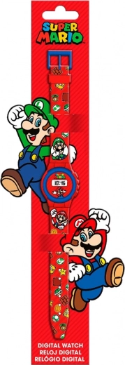 Digitale kinderhorloge Super Mario met LED-display en kalender