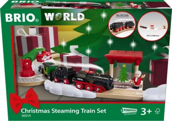 BRIO kerststoomtreinset