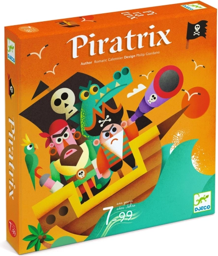 Piratrix bordspel voor kinderen met piraten
