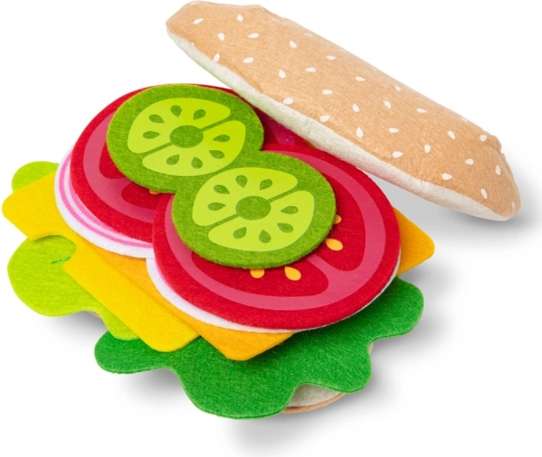 Set vilten sandwiches voor kinderen