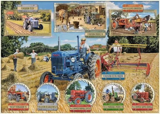 Ravensburger puzzel Werk op het veld