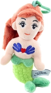 Pluche sleutelhanger zeemeermin 18 cm