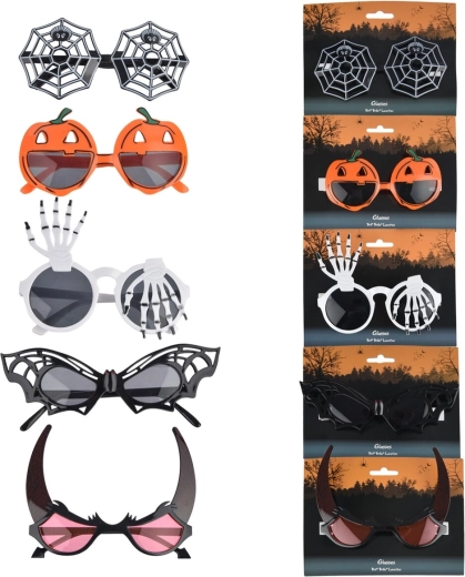 Carnavalsbril Halloween – mix van 5 designs