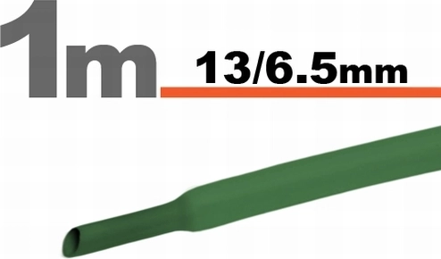Groene krimpkous 13 / 6,5 mm
