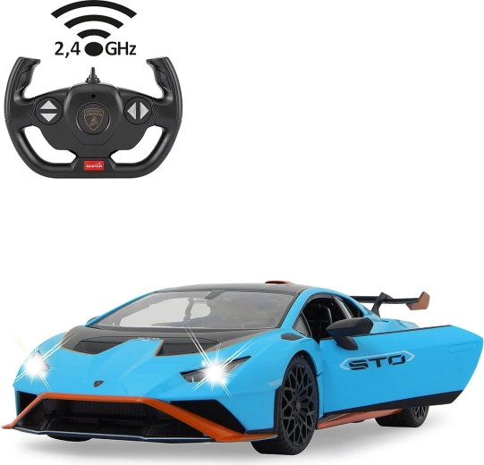 JAMARA Lamborghini Huracán STO met afstandsbediening 1:14 blauw